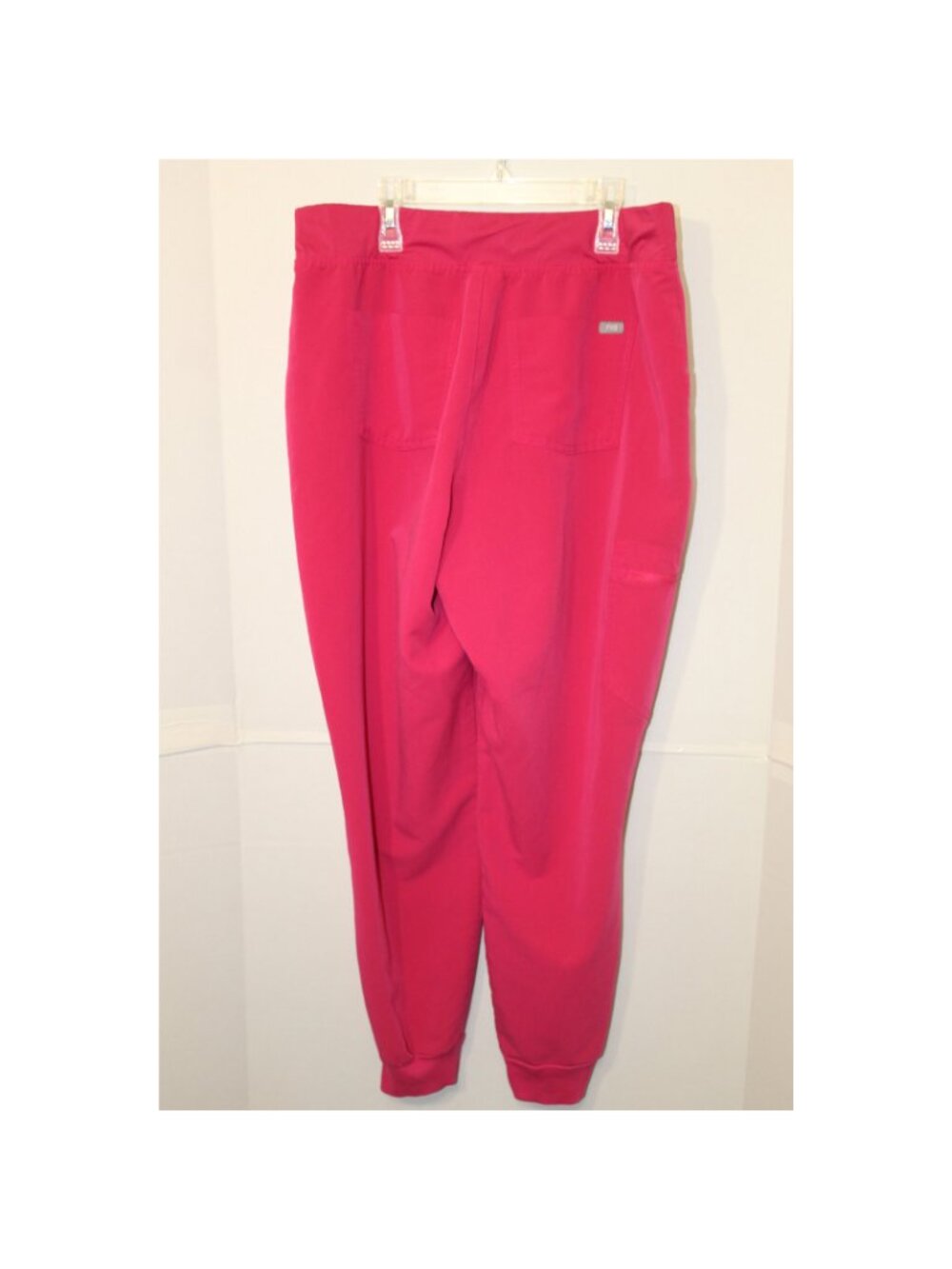 FIGS Zamora High-Waisted Jogger Scrub Pants Ultra Rose Size XL - Picture 10 of 12